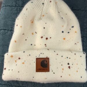 Carhartt Cream Speckled Knit Hat